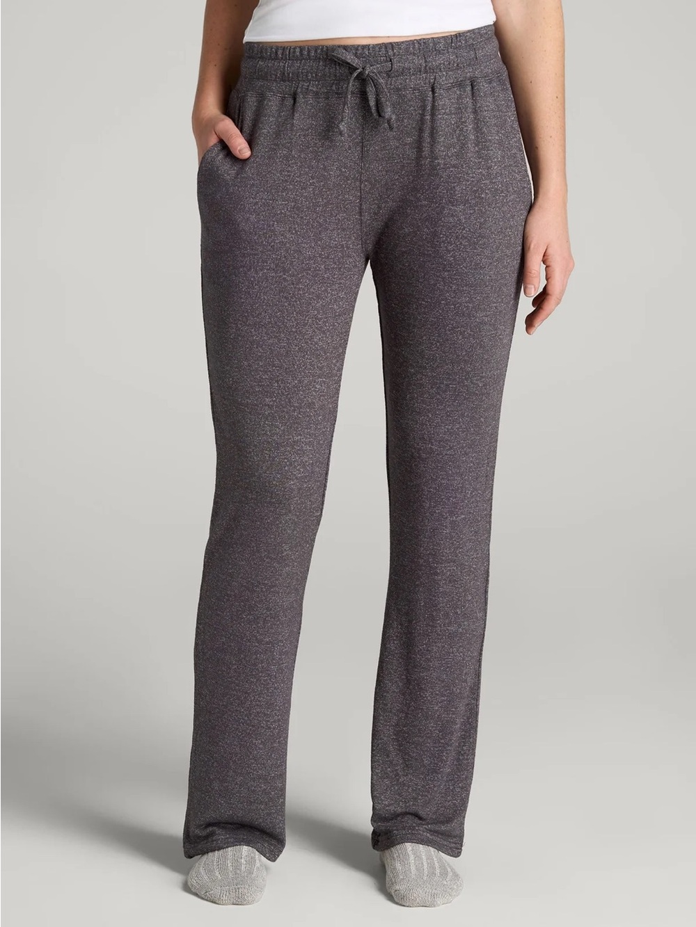 NEW Open-Bottom Cozy PJ Lounge Pants for Tall Women (8/10) M-Tall 36” Inseam